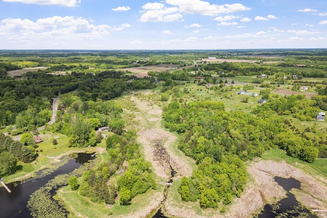 33401 Lakes Trl, Chisago Lake Twp, MN 55045 - aerial overview of property's location with a large body of water