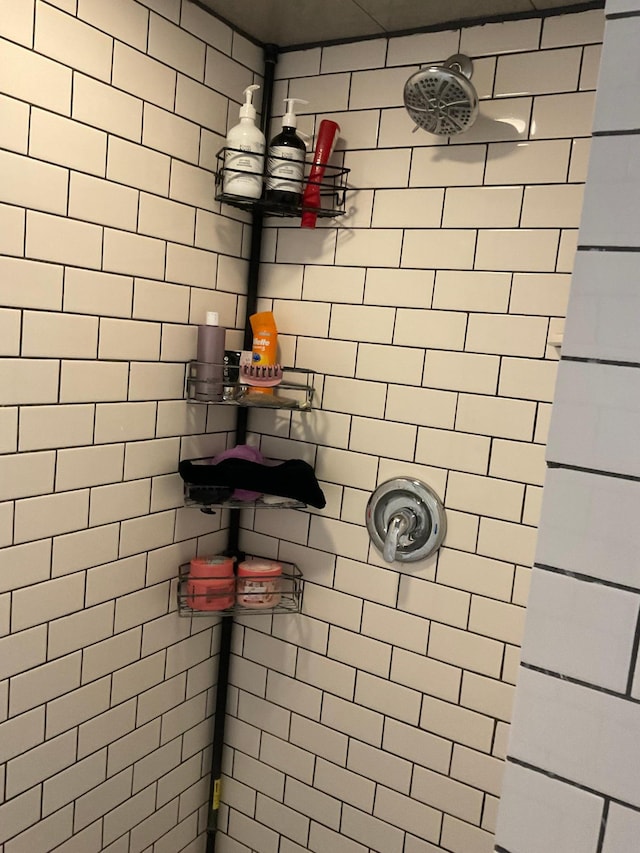 1218 8th Ave NW, Perham, MN 56573 - bathroom featuring tiled shower