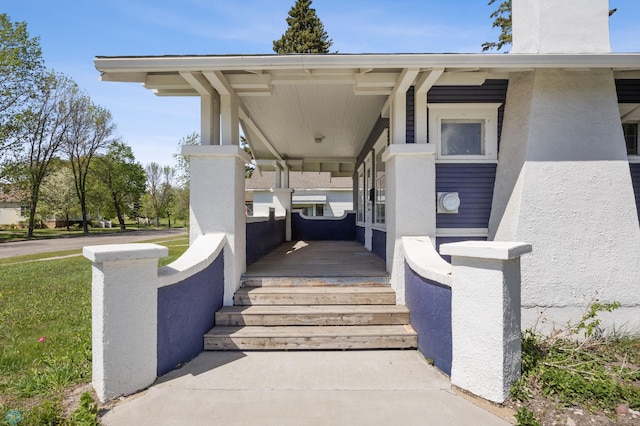12 2nd St E, Ada, MN 56510 - view of patio / terrace with covered porch