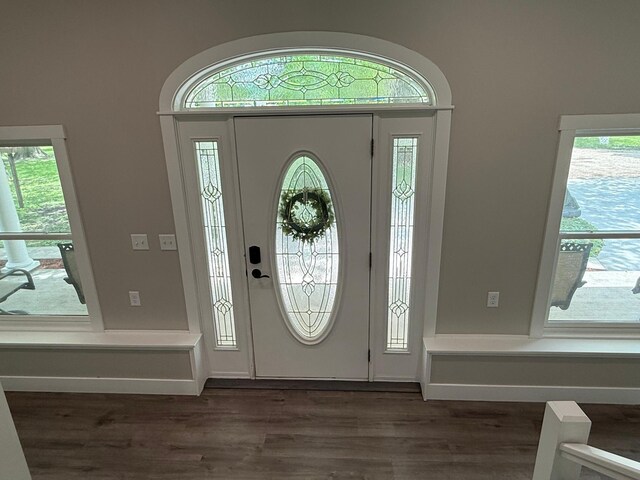 4615 County Road 5 NW, Byron, MN 55920 - entrance foyer with wood finished floors