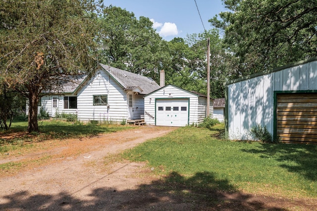 15910 201st Ave NW, Big Lake Twp, MN 55330 - detached garage featuring dirt driveway