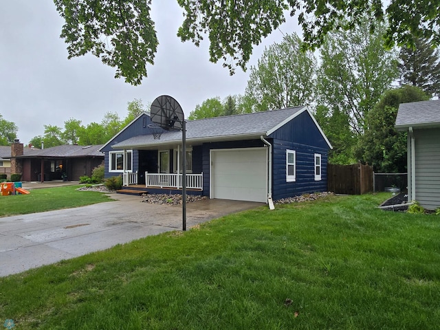 2105 7th St S, Moorhead, MN 56560 - single story home with a garage, covered porch, and driveway