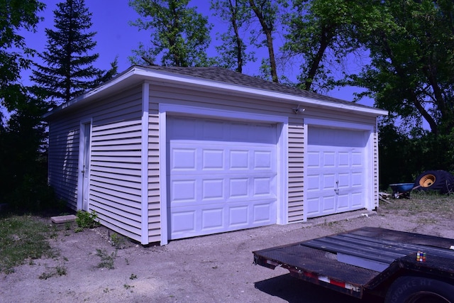 1706 Alcott Ave, Buse Twp, MN 56537 - view of garage