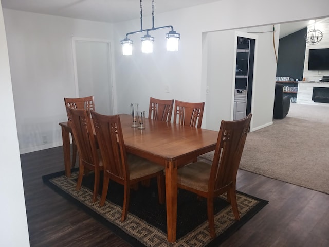 1706 Alcott Ave, Buse Twp, MN 56537 - dining room featuring wood finished floors
