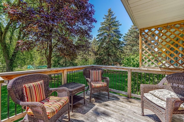 view of deck