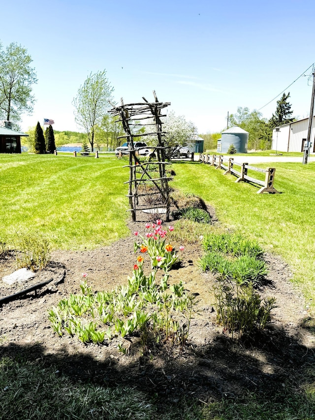 35918 410th Ave SE, Queen Twp, MN 56542 - view of grassy yard with an outdoor structure