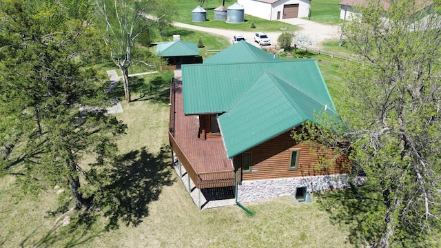 35918 410th Ave SE, Queen Twp, MN 56542 - view from above of property