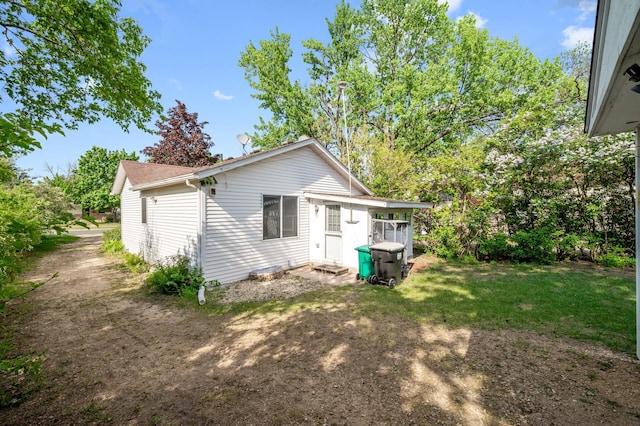 view of back of property