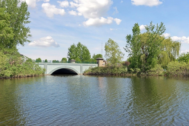 12187 Dunkirk St NE, Blaine, MN 55449 - water view with a notable bridge