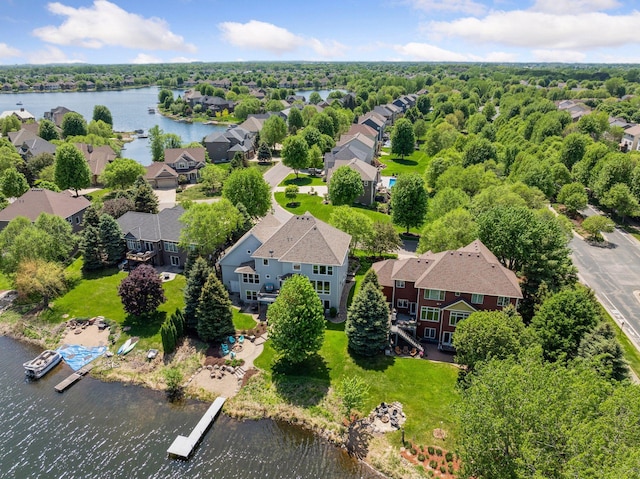 12187 Dunkirk St NE, Blaine, MN 55449 - aerial view of residential area with a nearby body of water