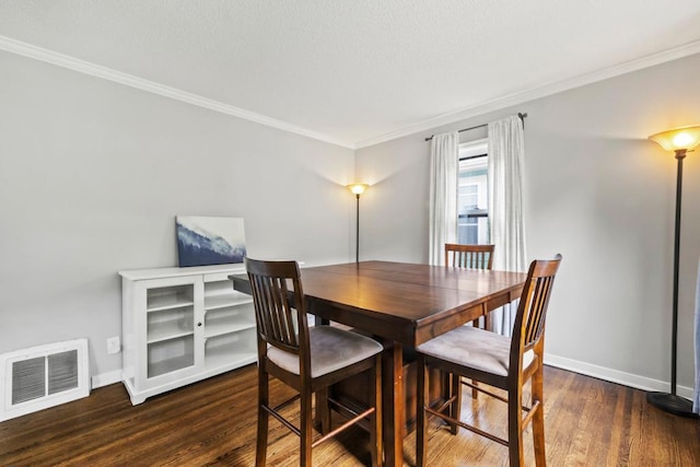 5629 35th Ave S, Minneapolis, MN 55417 - dining room featuring wood finished floors, baseboards, and ornamental molding