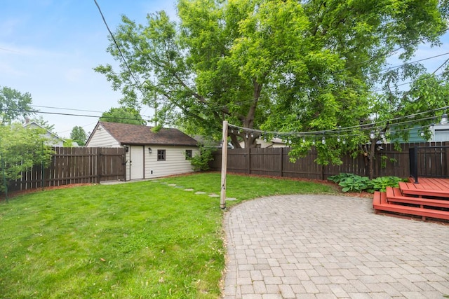 5629 35th Ave S, Minneapolis, MN 55417 - view of yard with a patio and a deck