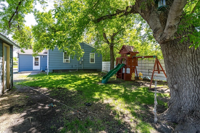 412 Hill Ave, Crookston, MN 56716 - view of yard with a playground
