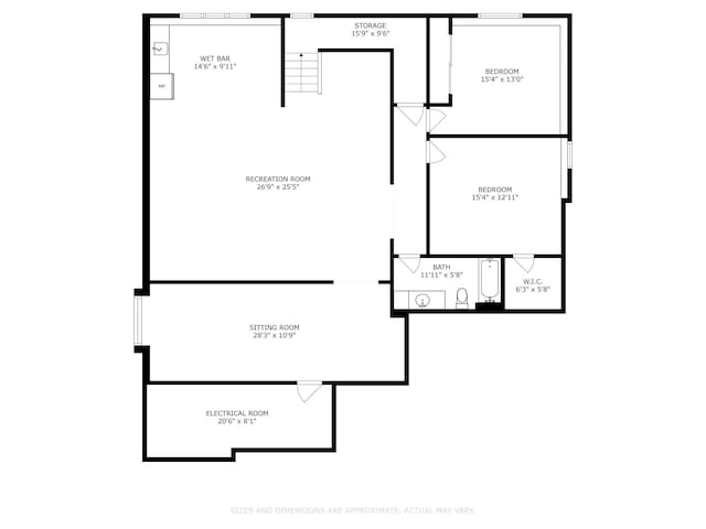 14633 Packard St NE, Ham Lake, MN 55304 - view of room layout