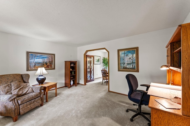 9755 Egret Blvd NW, Coon Rapids, MN 55433 - home office with arched walkways and light carpet