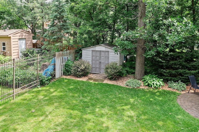 9755 Egret Blvd NW, Coon Rapids, MN 55433 - view of yard featuring a shed