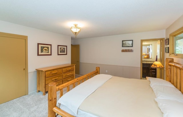 22855 Lake Hubert Dr, Lake Edward Twp, MN 56401 - bedroom featuring light carpet