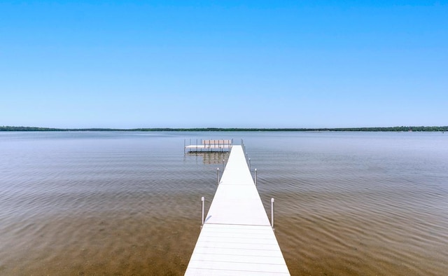 22855 Lake Hubert Dr, Lake Edward Twp, MN 56401 - dock with a water view