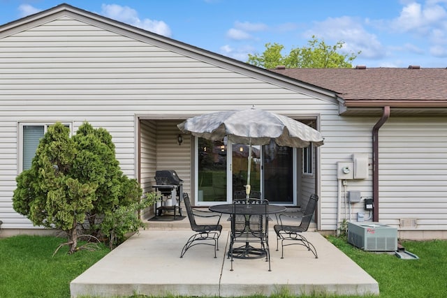14933 Echo Way, Apple Valley, MN 55124 - view of patio featuring area for grilling and cooling unit