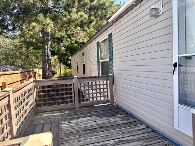 33363 Gardenview Dr, Sturgeon Lake, MN 55783 - wooden deck featuring fence