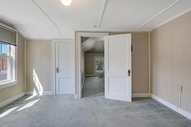 spare room featuring carpet flooring