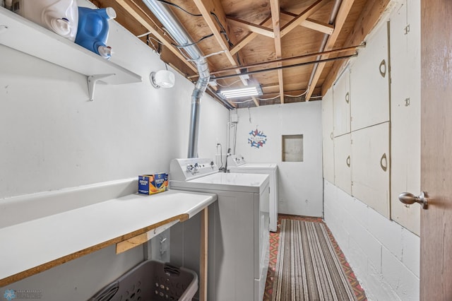 2514 Willow Rd N, Fargo, ND 58102 - laundry room featuring separate washer and dryer