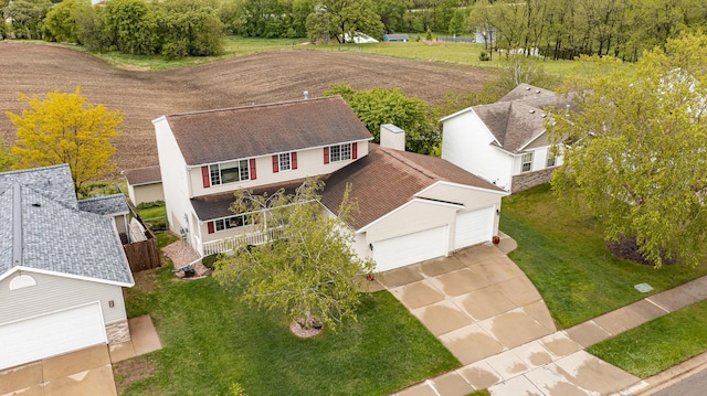 4822 3rd St NW, Rochester, MN 55901 - aerial view of property and surrounding area