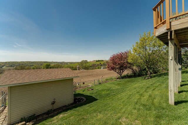 4822 3rd St NW, Rochester, MN 55901 - view of yard featuring a deck