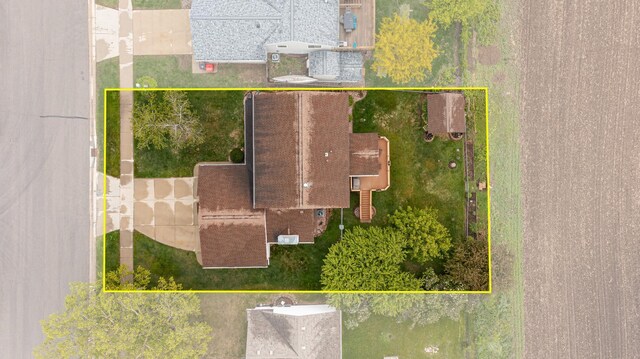 4822 3rd St NW, Rochester, MN 55901 - view of property location with property parcel outlined