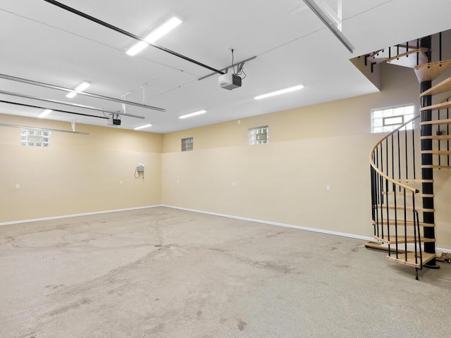 17394 Sunset Trl SW, Prior Lake, MN 55372 - garage with a garage door opener and baseboards