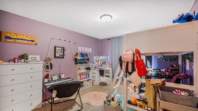 833 19th Ave N, Saint Cloud, MN 56303 - carpeted bedroom with a textured ceiling