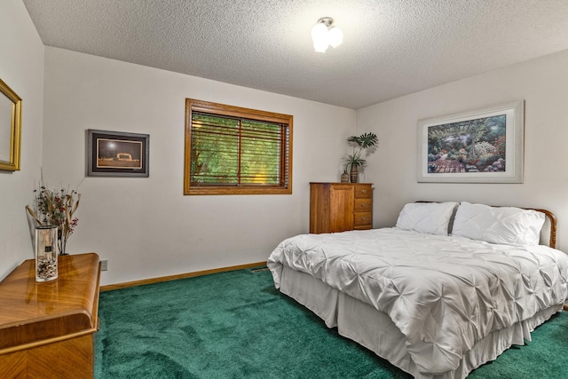 480 Suzanne Ave, Shoreview, MN 55126 - carpeted bedroom with a textured ceiling and baseboards