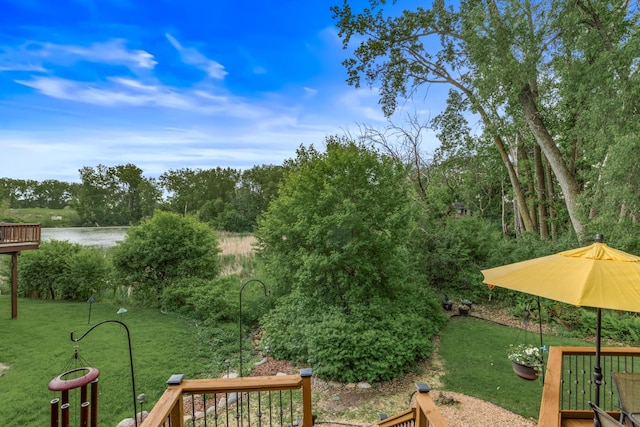 480 Suzanne Ave, Shoreview, MN 55126 - view of green lawn with a water view