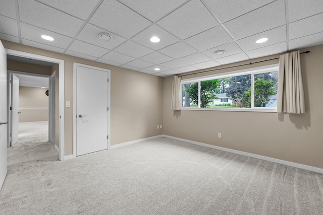 824 96th Ln NE, Blaine, MN 55434 - carpeted empty room featuring recessed lighting and a paneled ceiling