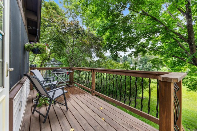 824 96th Ln NE, Blaine, MN 55434 - view of wooden terrace