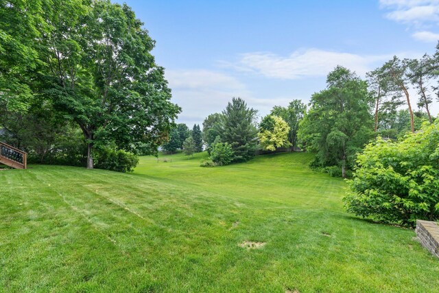 824 96th Ln NE, Blaine, MN 55434 - view of green lawn featuring view of scattered trees
