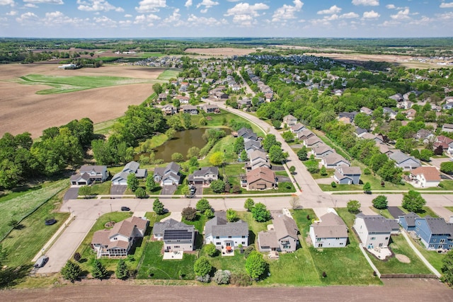 1005 Hope Ave, Jordan, MN 55352 - aerial view of residential area with a large body of water