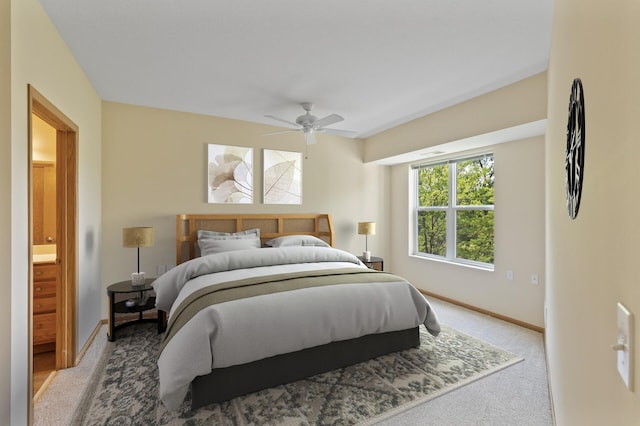 601 Levander Way Unit 208, South Saint Paul, MN 55075 - bedroom featuring light colored carpet, baseboards, and ceiling fan