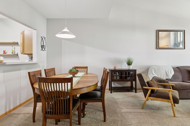 12977 Echo Ln, Apple Valley, MN 55124 - dining room with light carpet and baseboards