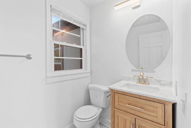 2216 57th St, Minneapolis, MN 55419 - half bathroom featuring toilet and vanity