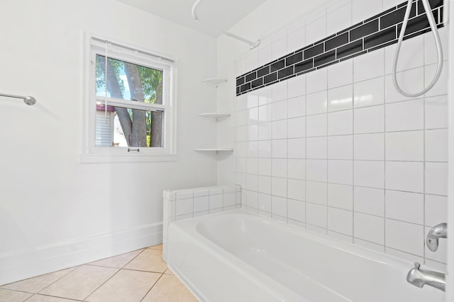 2216 57th St, Minneapolis, MN 55419 - bathroom featuring tile patterned flooring and bathtub / shower combination