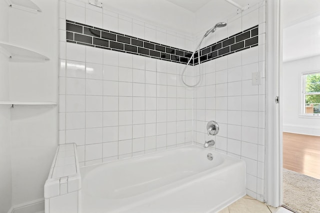 2216 57th St, Minneapolis, MN 55419 - full bath with bathtub / shower combination and tile patterned floors