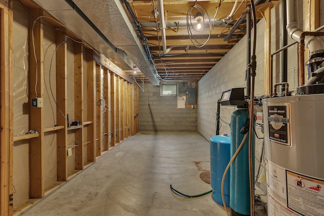 17473 Fairway Cir, Cold Spring, MN 56320 - below grade area with gas water heater and electric panel