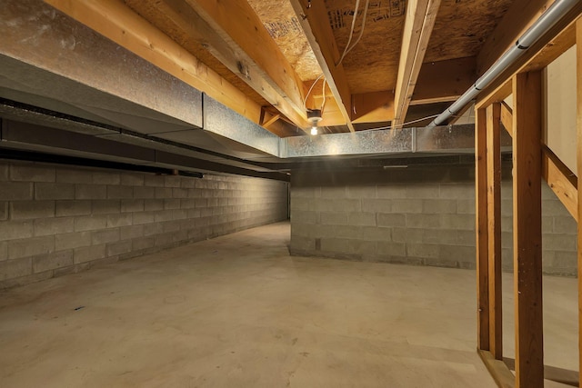 17473 Fairway Cir, Cold Spring, MN 56320 - view of unfinished basement