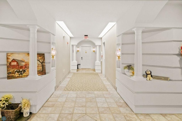 2501 30th Ave S Unit 201, Fargo, ND 58103 - corridor with decorative columns