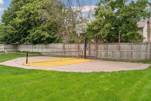 4084 Wild Goose Ln, White Bear Twp, MN 55110 - view of sport court with basketball hoop