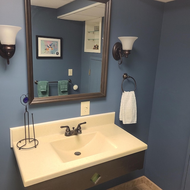 14473 Barnes Dr, Lake View Twp, MN 56501 - bathroom featuring vanity