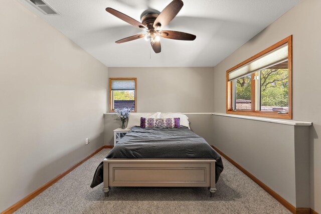 W10415 521st Ave, Prescott, WI 54021 - carpeted bedroom with baseboards and ceiling fan