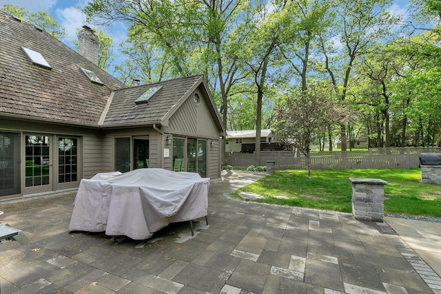 view of patio / terrace with grilling area