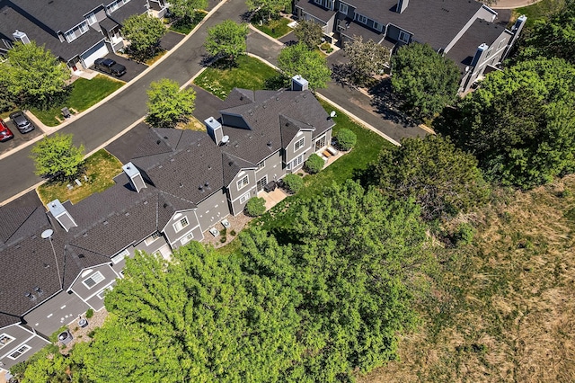 aerial perspective of suburban area